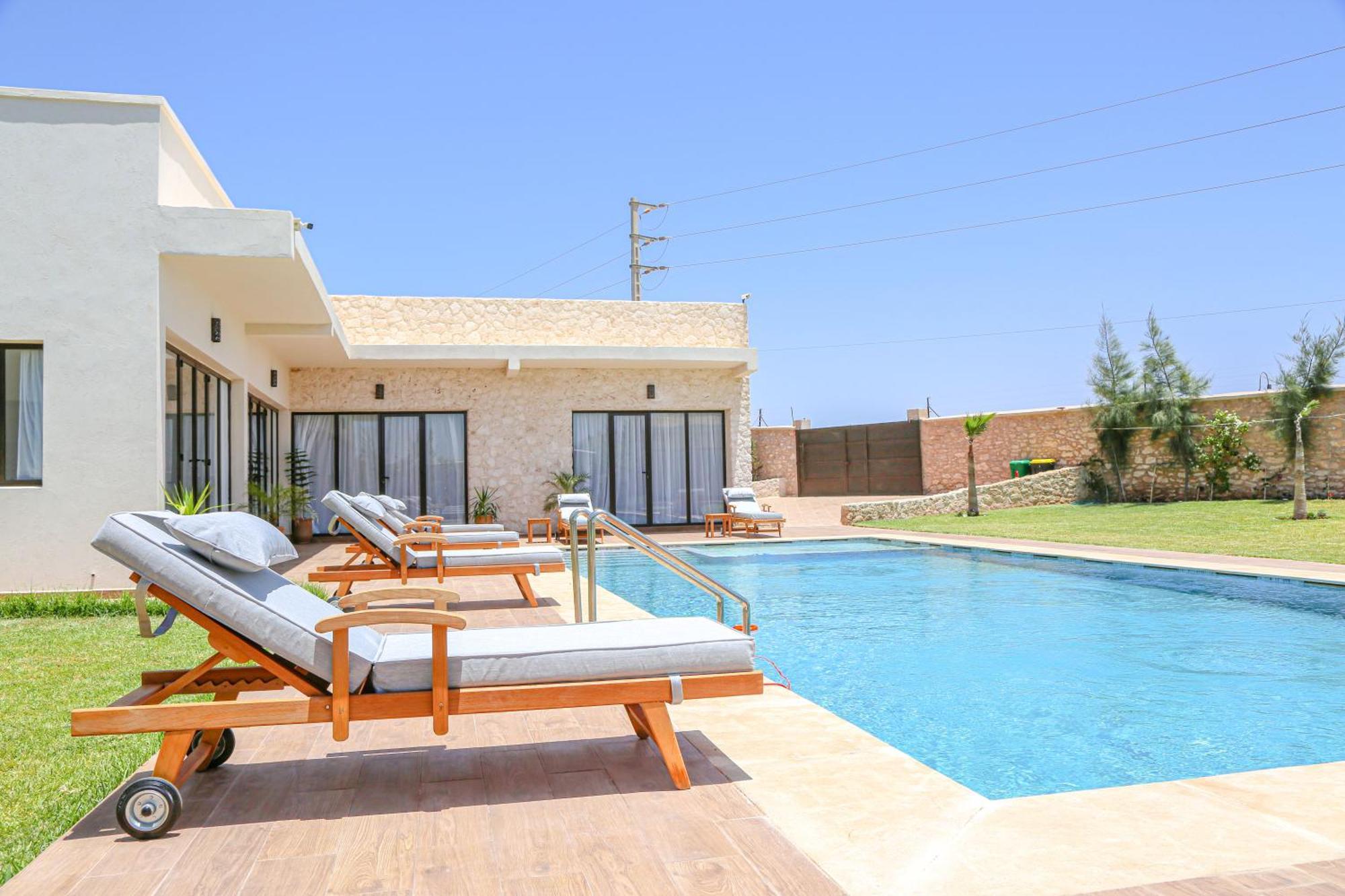 Villa La Rose Bleue - Residence Hoteliere Avec Piscine - Essaouira Bagian luar foto