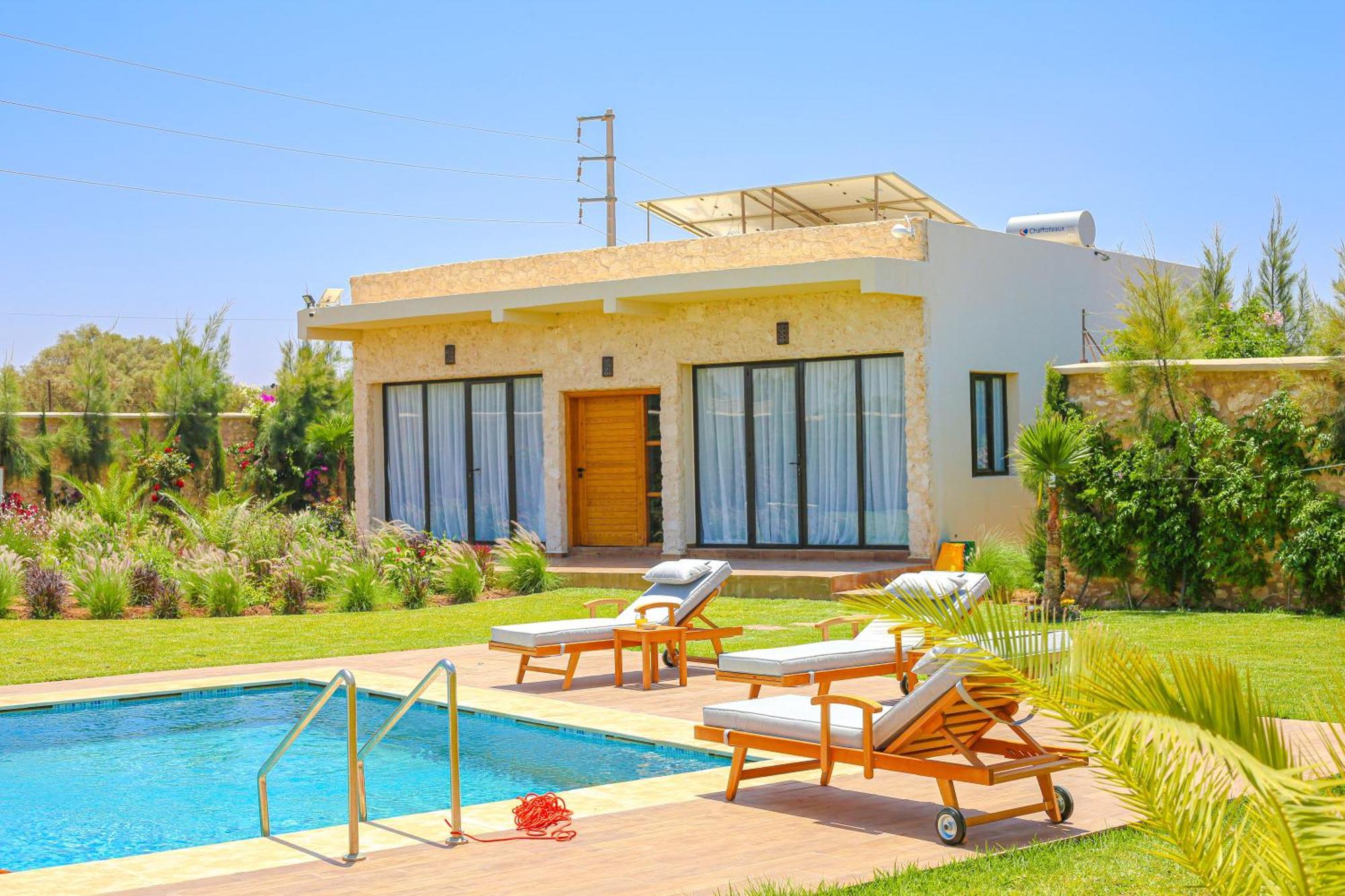 Villa La Rose Bleue - Residence Hoteliere Avec Piscine - Essaouira Bagian luar foto