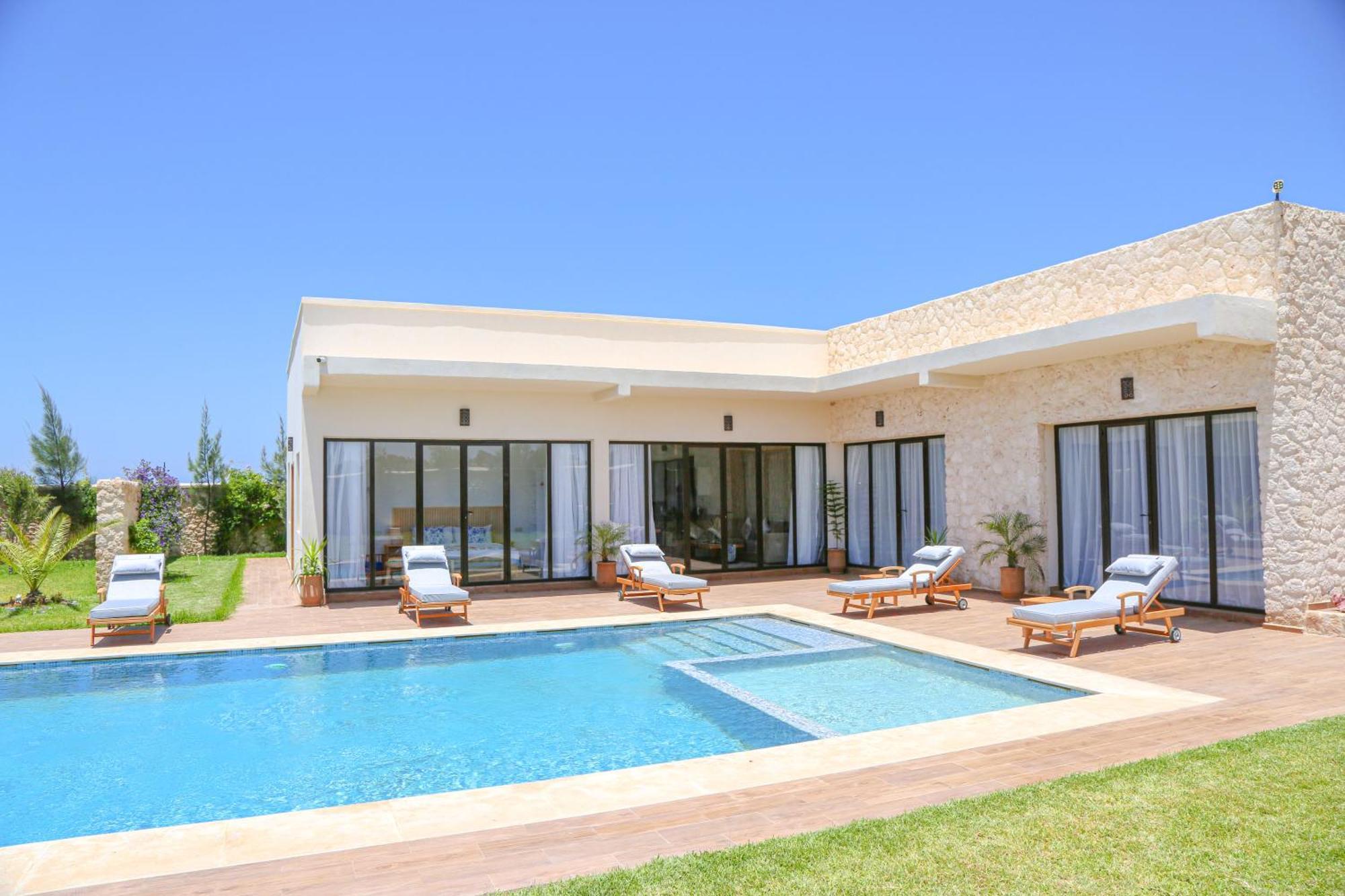 Villa La Rose Bleue - Residence Hoteliere Avec Piscine - Essaouira Bagian luar foto