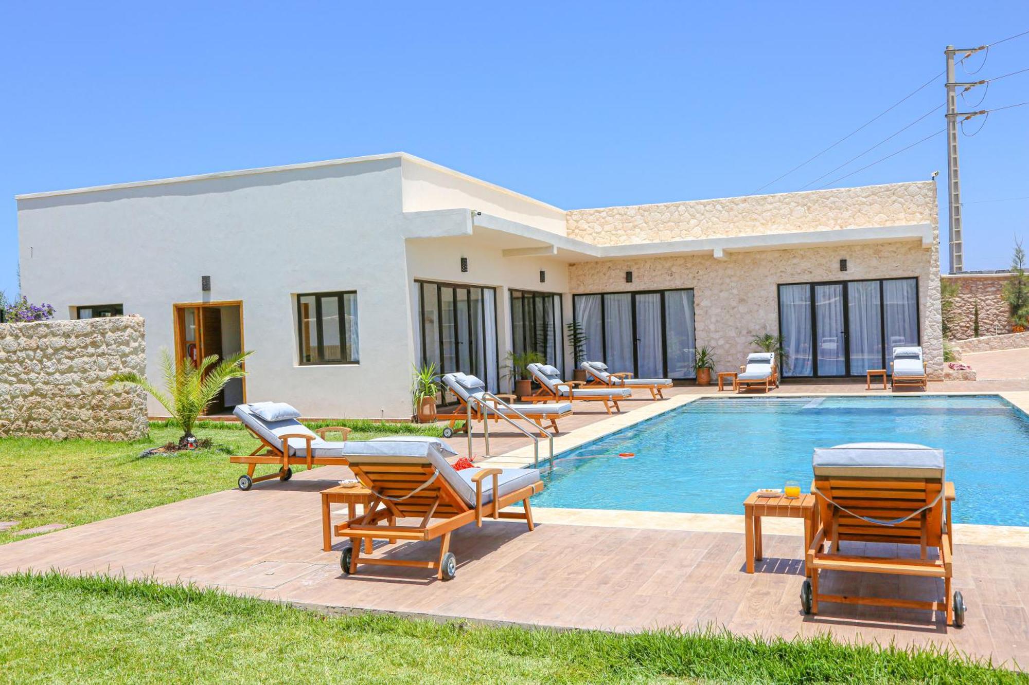 Villa La Rose Bleue - Residence Hoteliere Avec Piscine - Essaouira Bagian luar foto